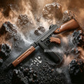 Thompson M1928 'Chicago Typewriter' submachine gun - STJMJ Gel Blaster