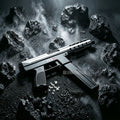 Electric Tec-9 Nylon Gel Splatter Blaster Toy Guns Pre-feeding Function High Speed Shooting TEC9 Splatter Blaster Toy Guns - STJMJ Gel Blaster