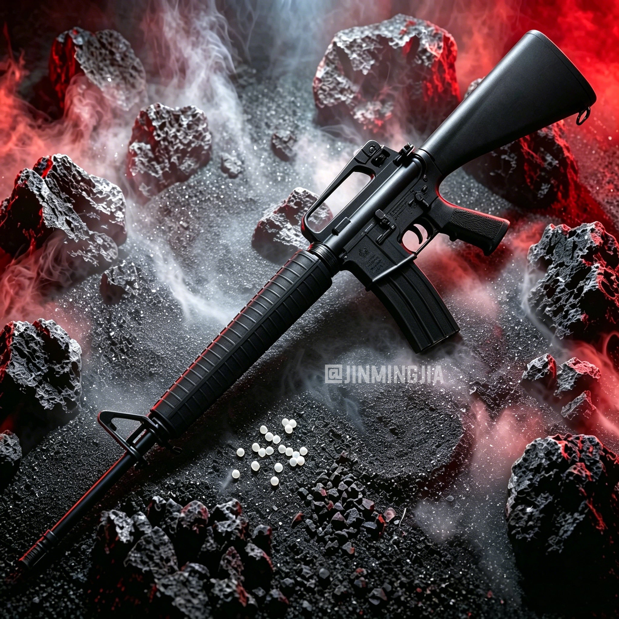 M16A2 gel blaster 7-8mm gel guns - STJMJ Gel Blaster