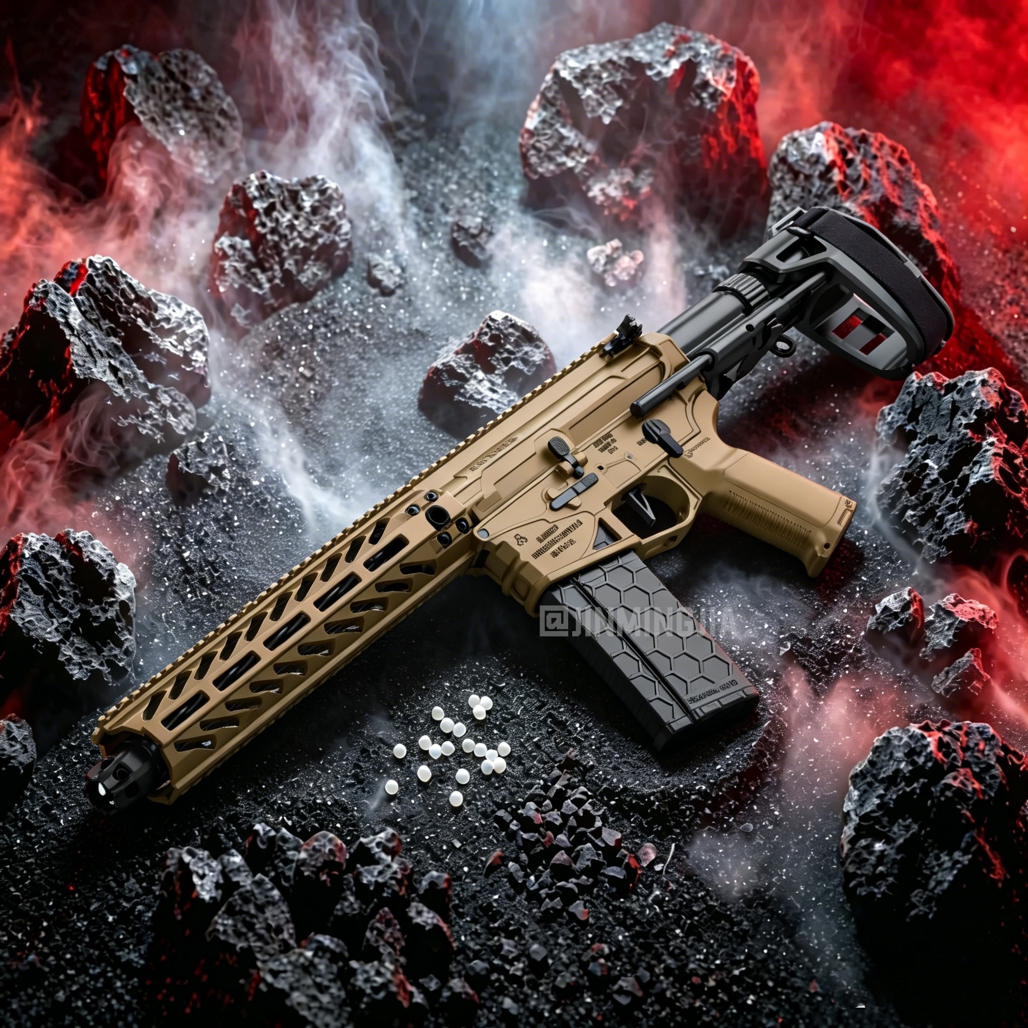 BLP Hidrogel Gun Metal Gelblaster Gun Goy Guns for Adult - STJMJ Gel Blaster