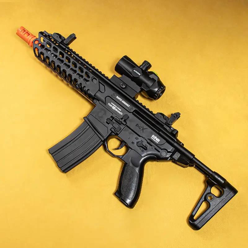 Best MCX Gel Blaster Toy Dual shooting mode black(single automatic and fully automatic)