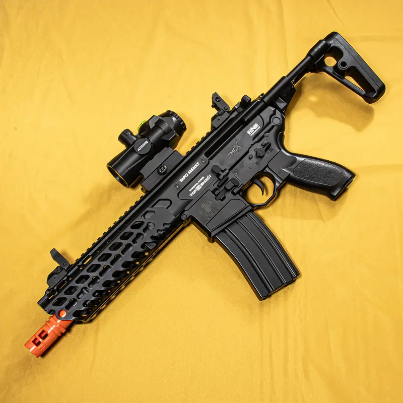 Best MCX Gel Blaster Toy Dual shooting mode black(single automatic and fully automatic)