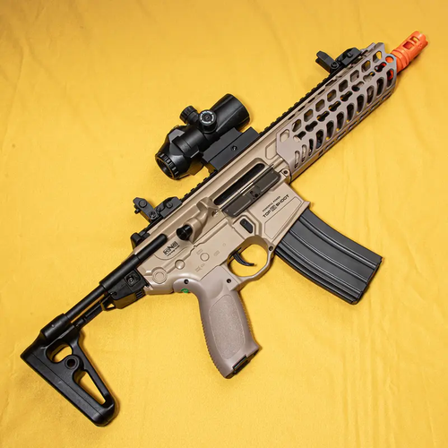 Best MCX Gel Blaster Toy Dual shooting mode Sand color (single automatic and fully automatic)