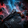 Colt SAA M1873 'Peacemaker' single-action revolver Wargame - STJMJ Gel Blaster