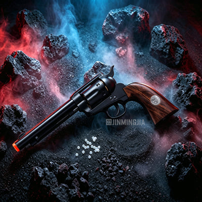 Colt SAA M1873 'Peacemaker' single-action revolver Wargame - STJMJ Gel Blaster