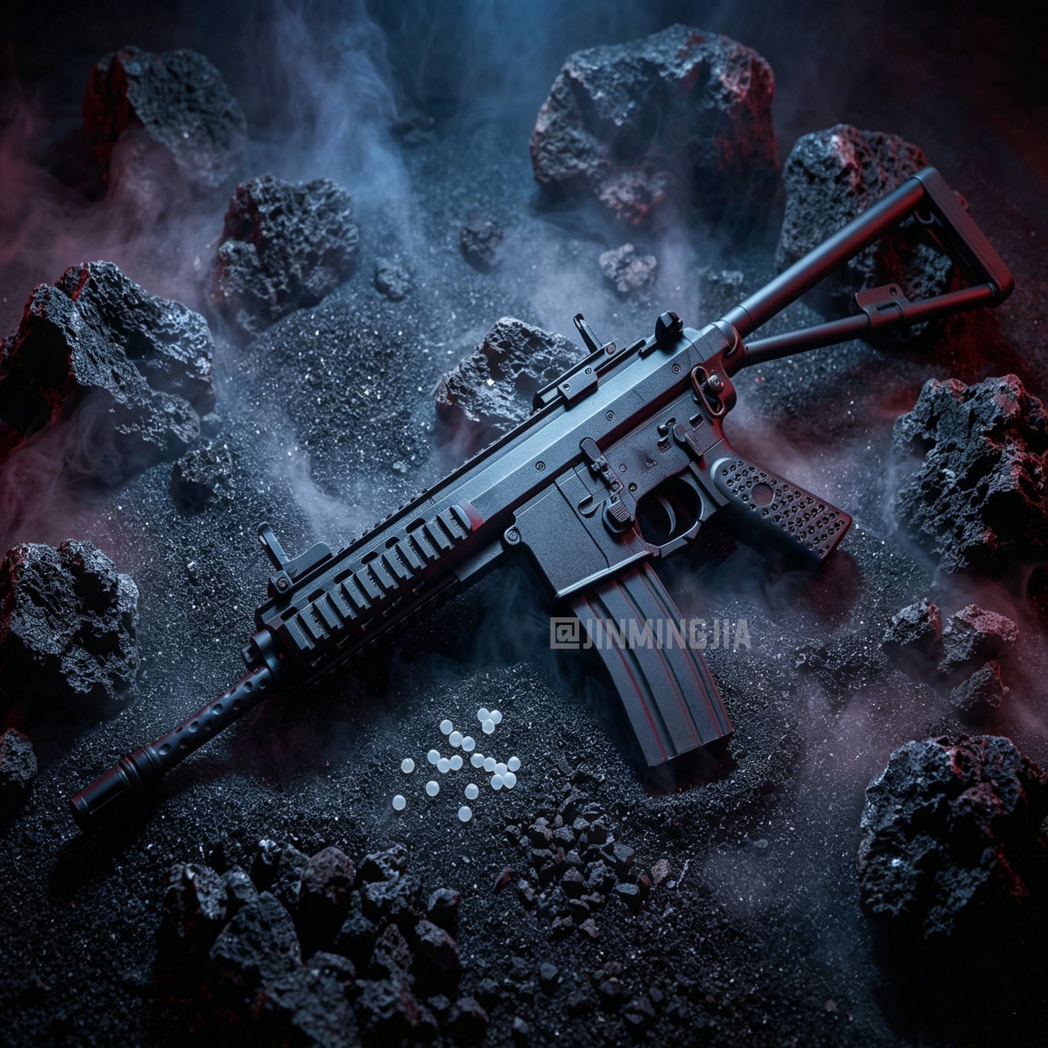 Personal Defense Weapon gel blaster gun 7-8mm water-absorbing gel beads - STJMJ Gel Blaster