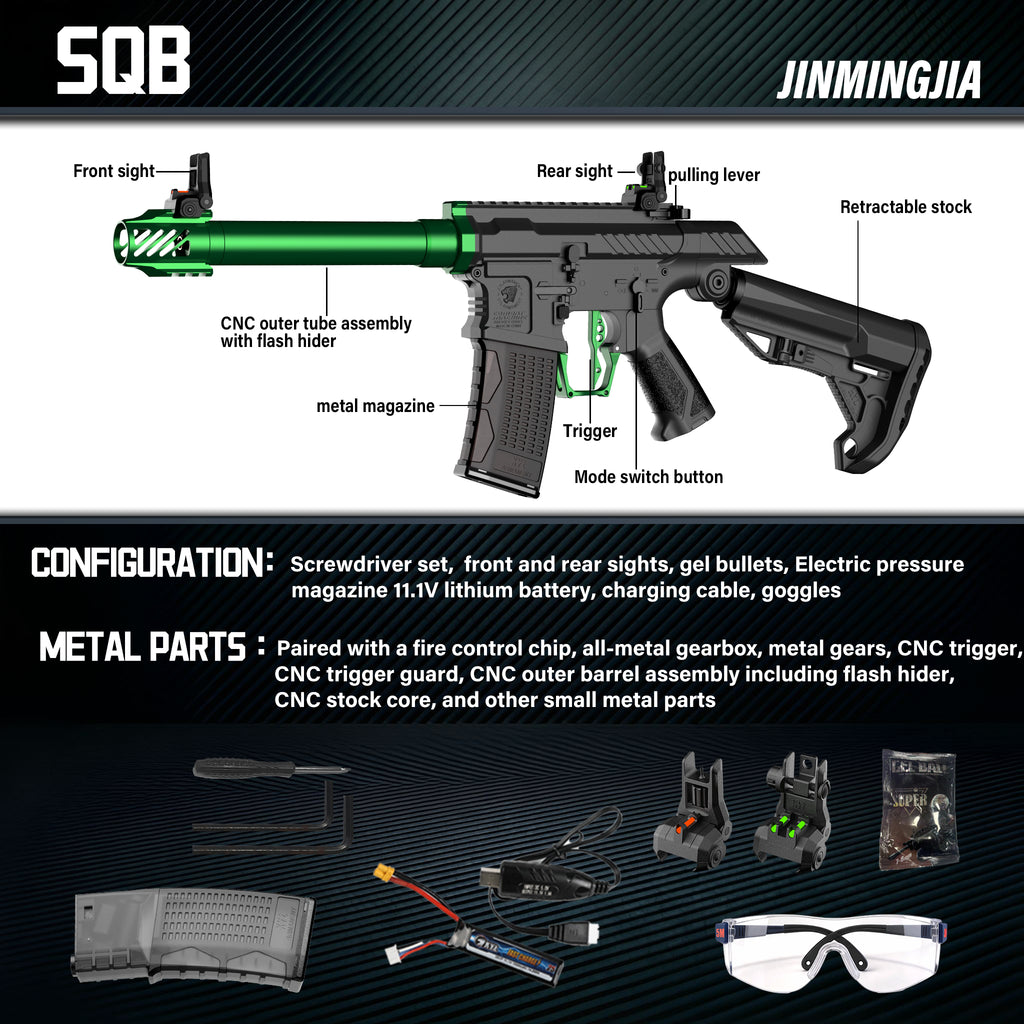X980-SSG gel guns 7-8mm gel blaster - STJMJ Gel Blaster