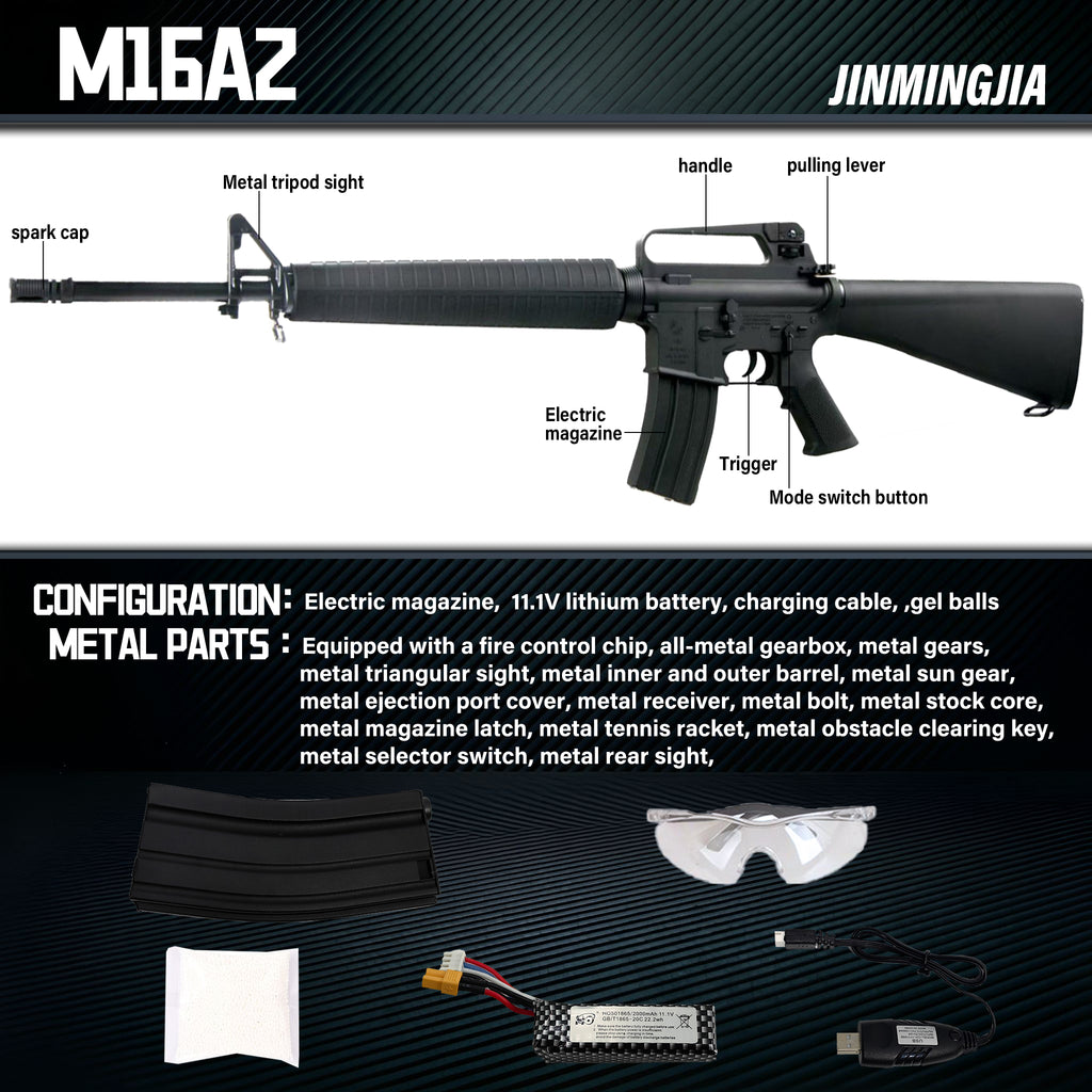 M16A2 gel blaster 7-8mm gel guns - STJMJ Gel Blaster