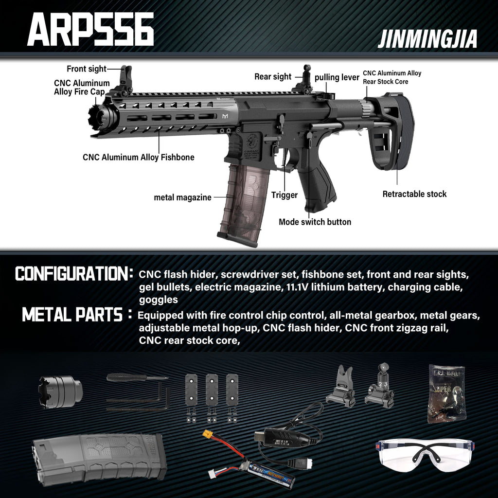 ARP gel blaster Portable tactical weapon toy guns - STJMJ Gel Blaster