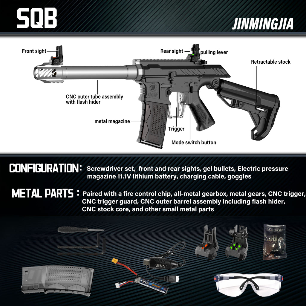 X980-SSG gel blaster guns Wargame - STJMJ Gel Blaster