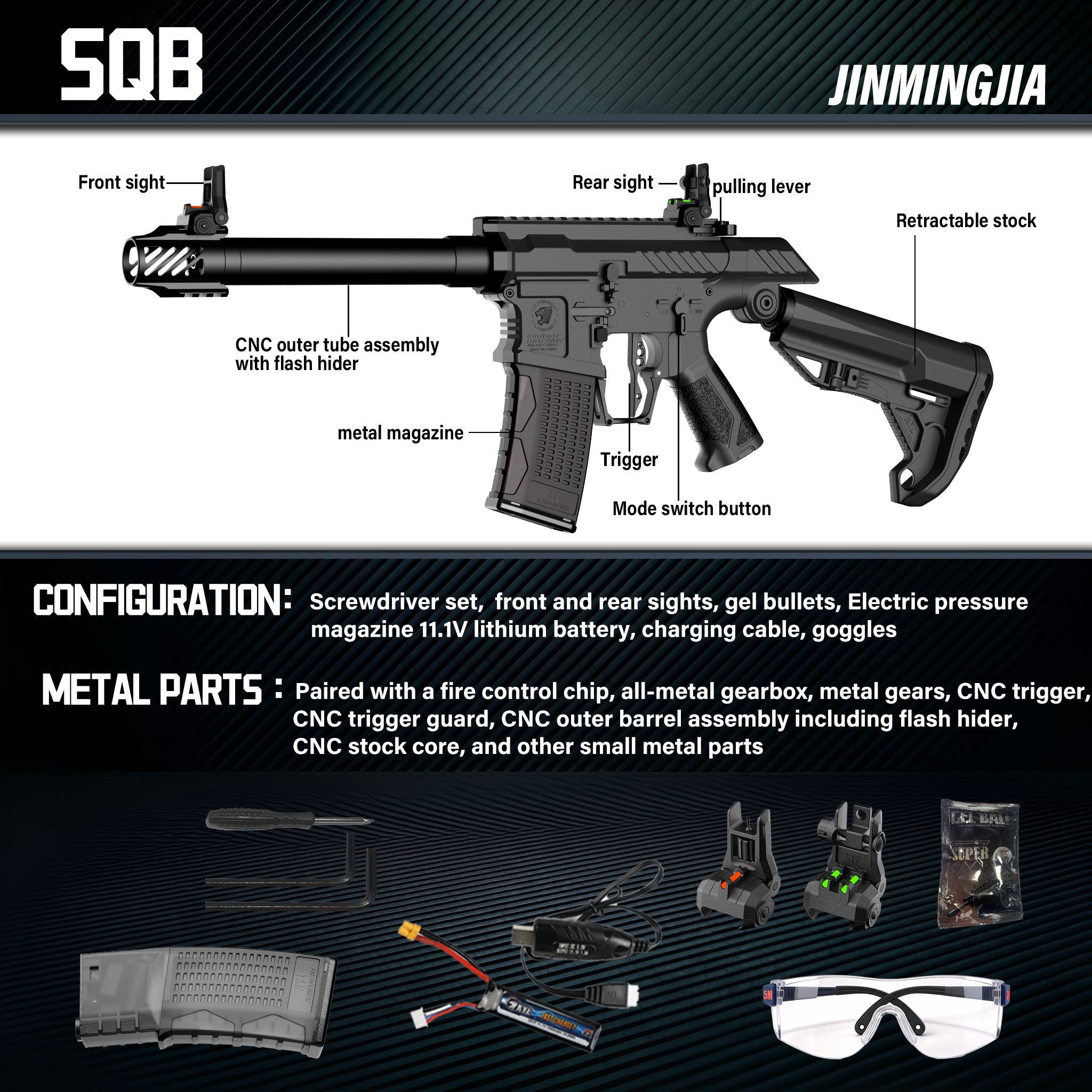 X980-SSG gel Blaster Gun Toy Guns - STJMJ Gel Blaster