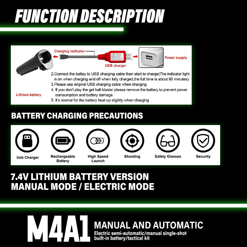 Shengye M4A1 Tactical Gel Blaster