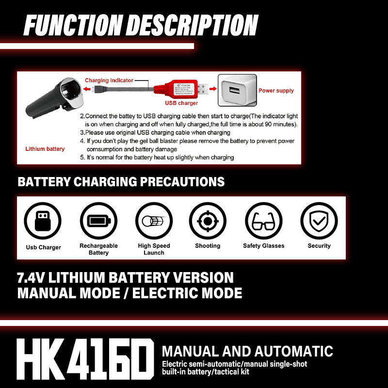 Shengye HK416 Tactical Gel Blaster